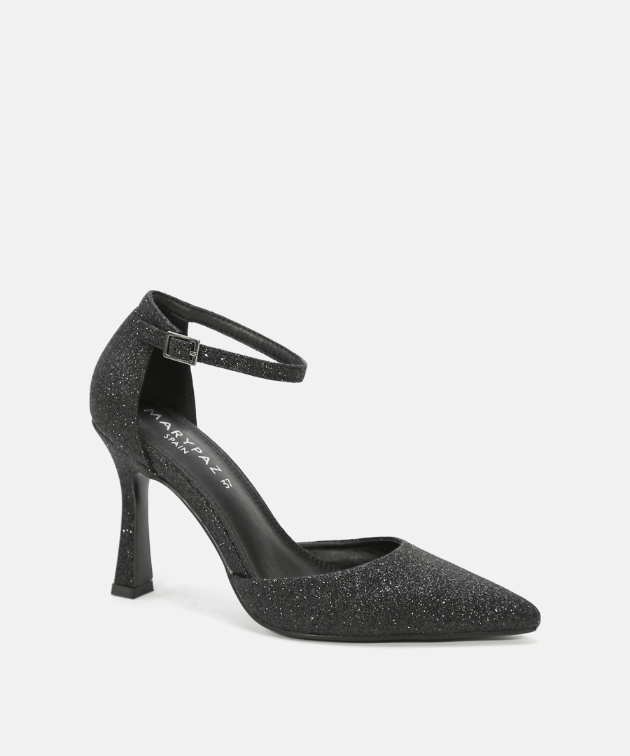 Zapatos tacón glitter image number null